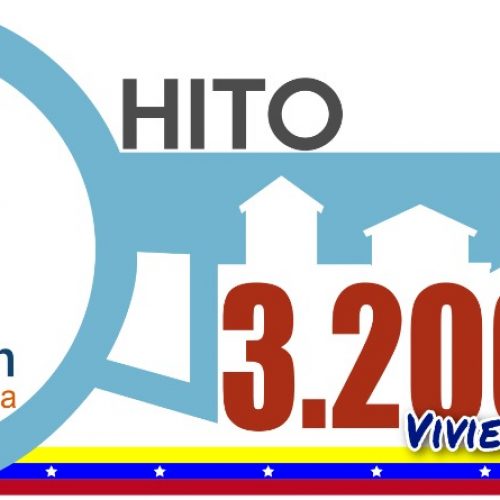 GMVV Honra la Patria de Bolívar y Chávez con la develación del Hito 3 millones 200 mil viviendas
