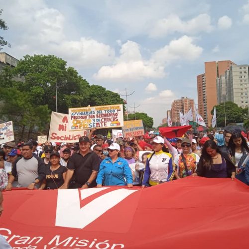 GMVV dice presente en la movilización del Día de la Dignidad Nacional y la Milicia Bolivariana