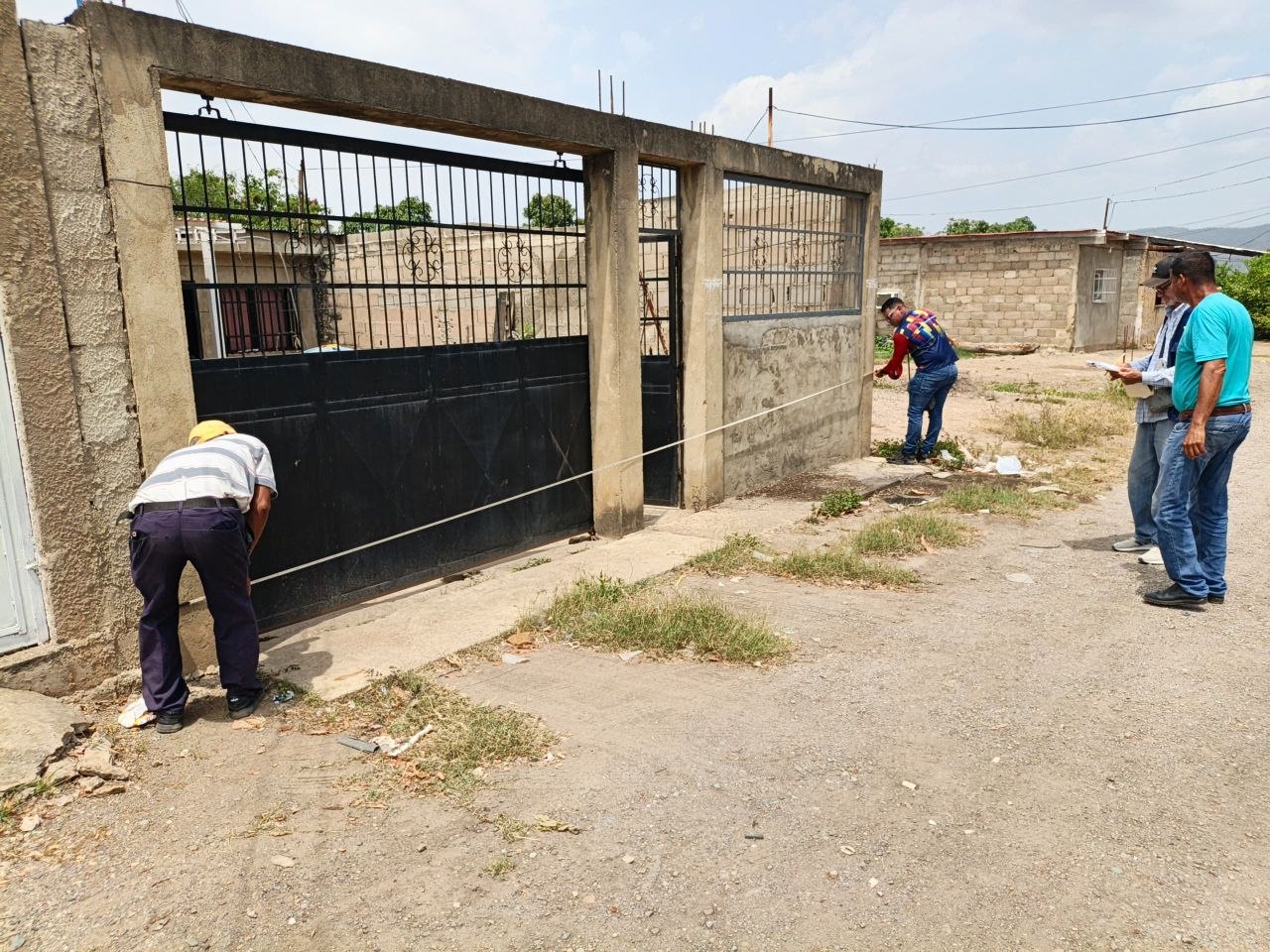 INTU realiza levantamiento técnico para la regularización de tierras urbanas en Anzoátegui