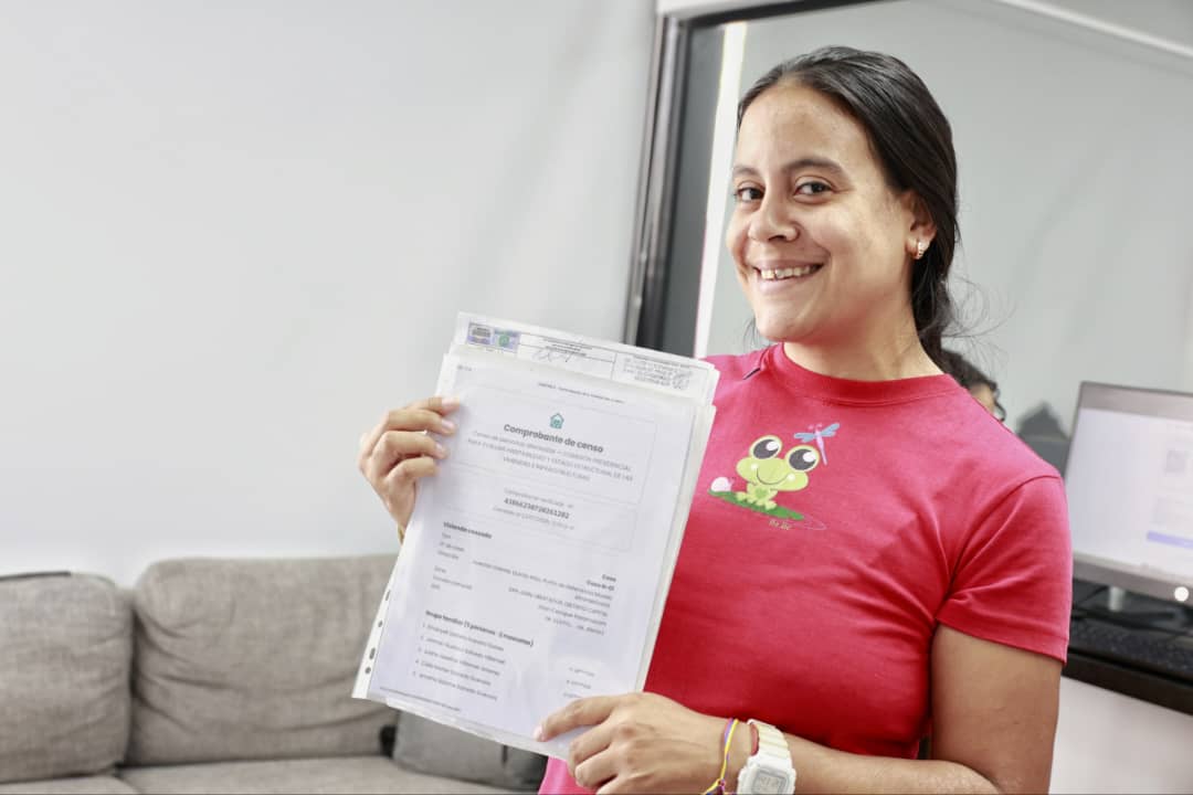 Registro Único de Vivienda se despliega en campamentos transitorios de Caracas