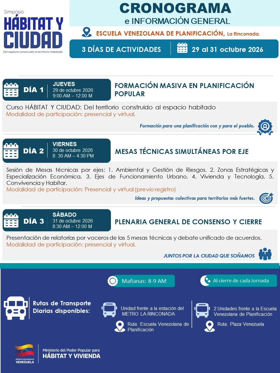Cronograma del Simposio